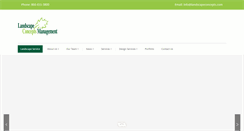 Desktop Screenshot of landscapeconcepts.com