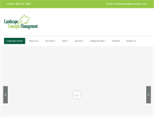 Tablet Screenshot of landscapeconcepts.com